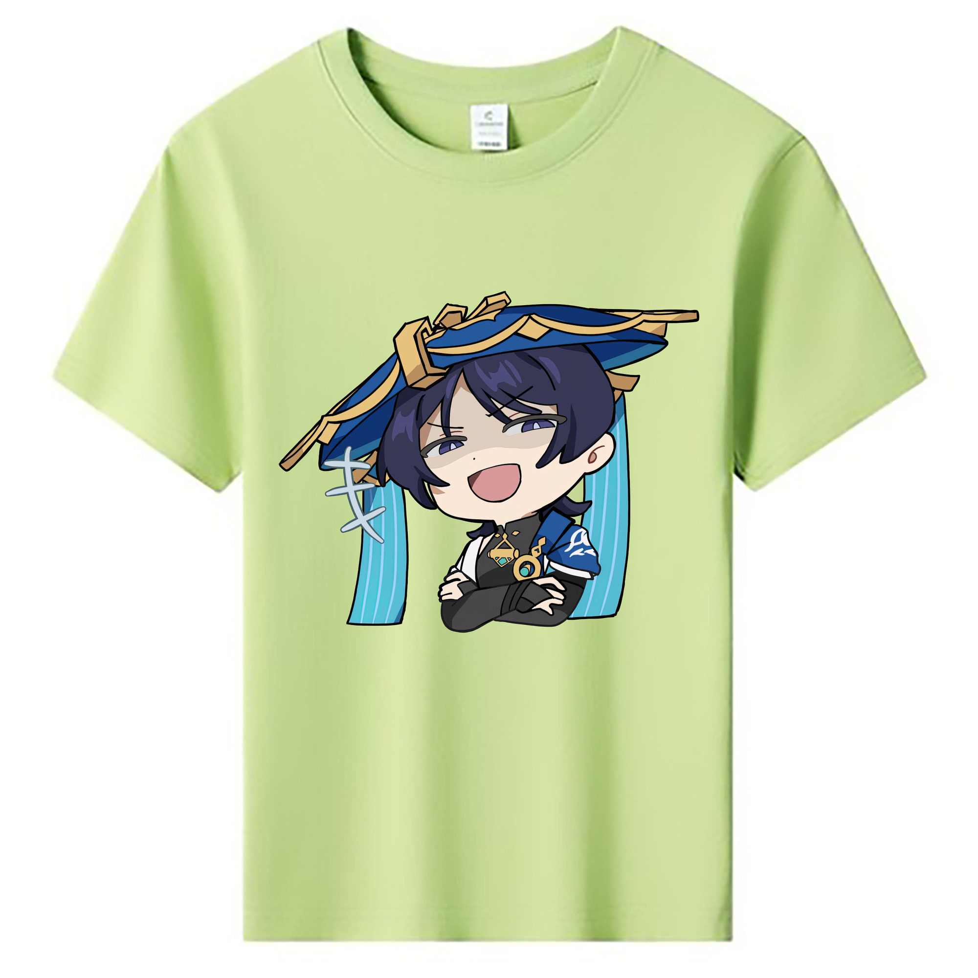 げんし神 さんペい genshin Sanpei 綿100％キッズTシャツ（フロントプリント）